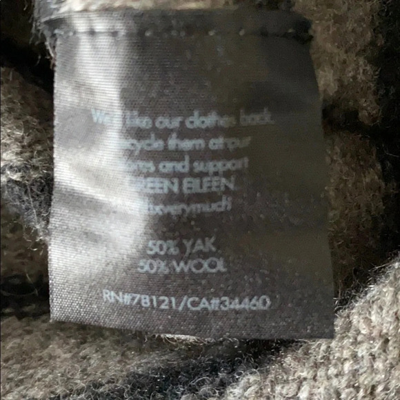{Eileen Fisher} Super soft YAK Sweater, small EUC - Picture 6 of 6